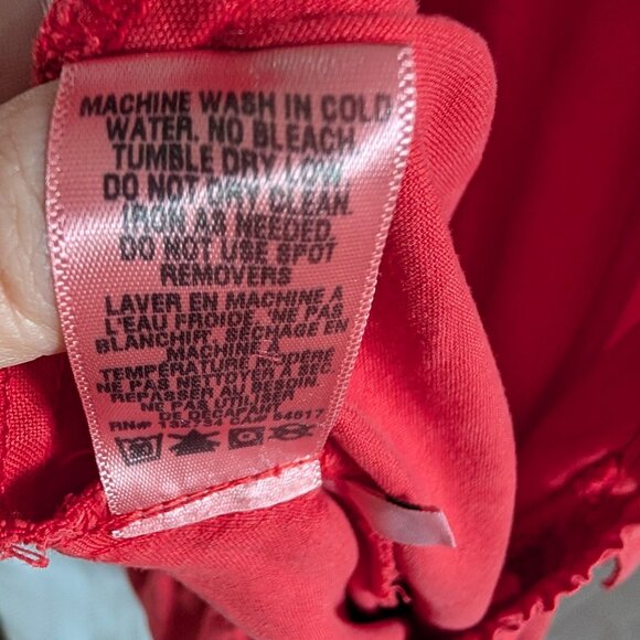 Anthropologie Cloth & Stone Halter Maxi Dress Size XS Small Faded Red Side Slit - Picture 14 of 15